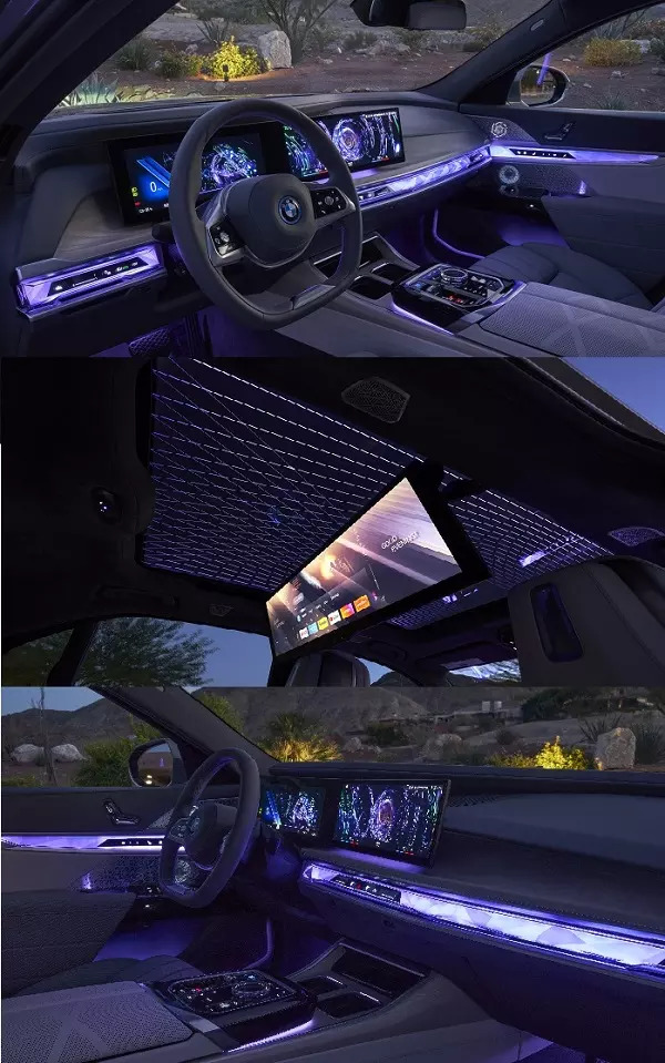 New-gen BMW 7 Series Hyper Futuristic Cabin