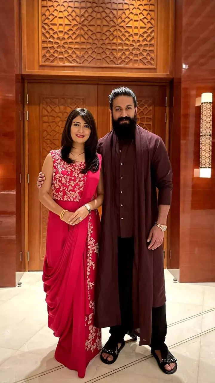 Yash with wife Radhika