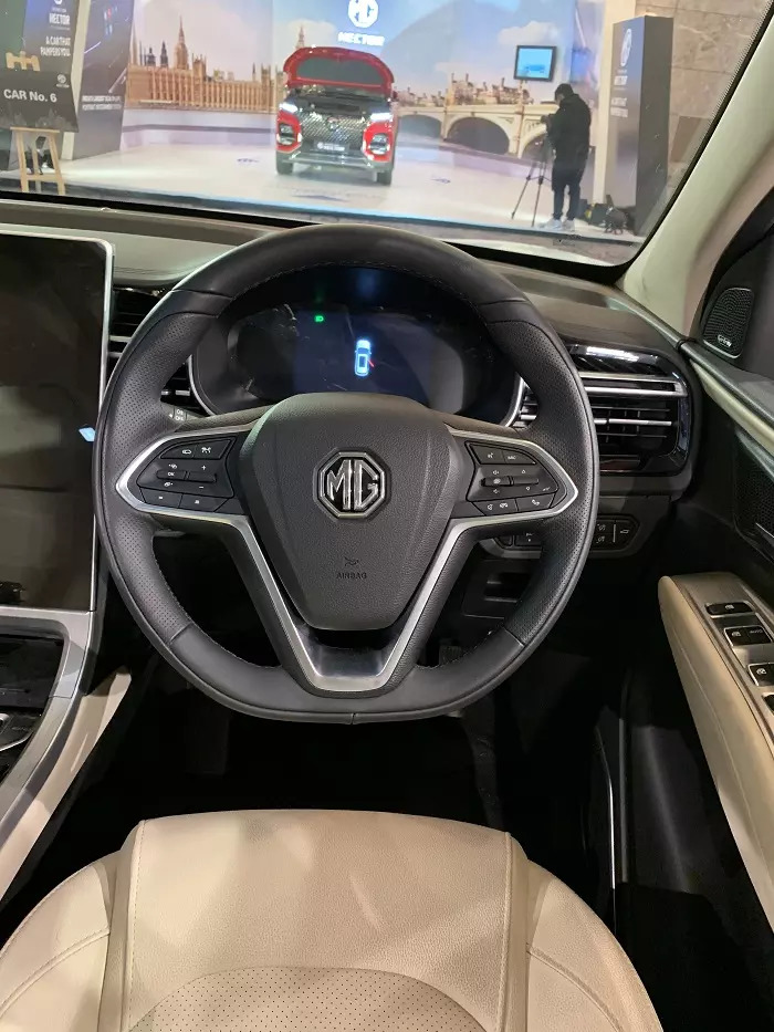 2023 MG Hector Facelift New digital cluster