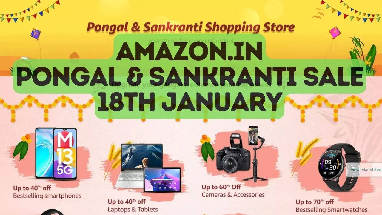 Amazon.in’s ‘Pongal & Sankranti Shopping Store’; Here are the best deals on gadgets