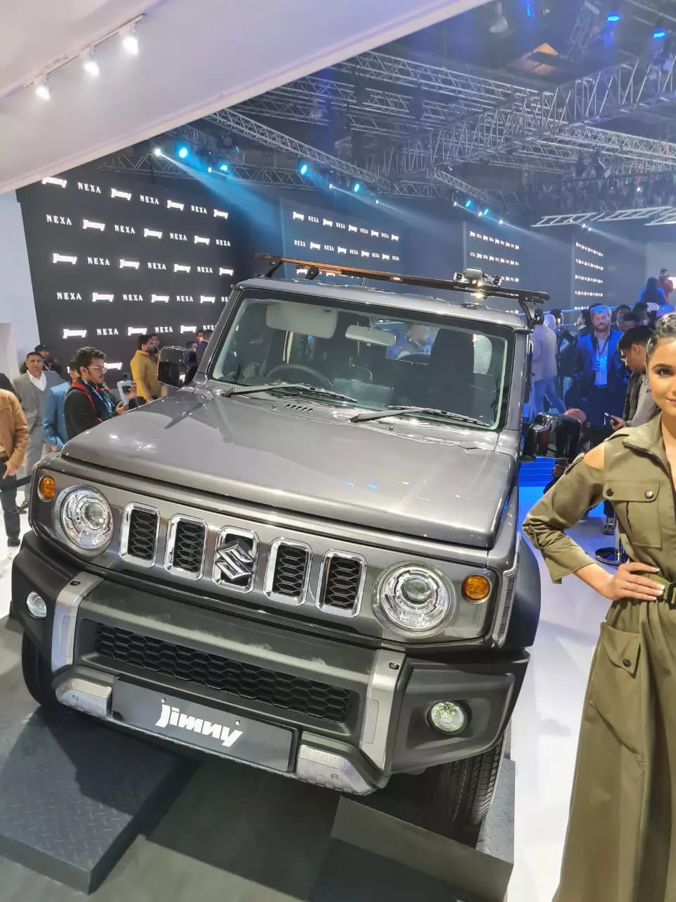 Maruti Suzuki Jimny 5-Door in LIVE images from Auto Expo 2023