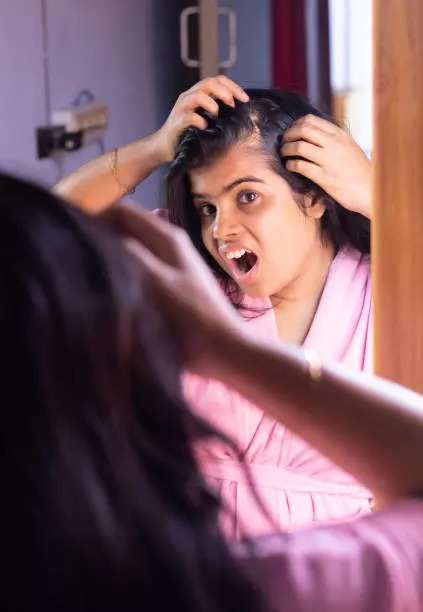 Lifestyles environment issues cause hair loss dandruff