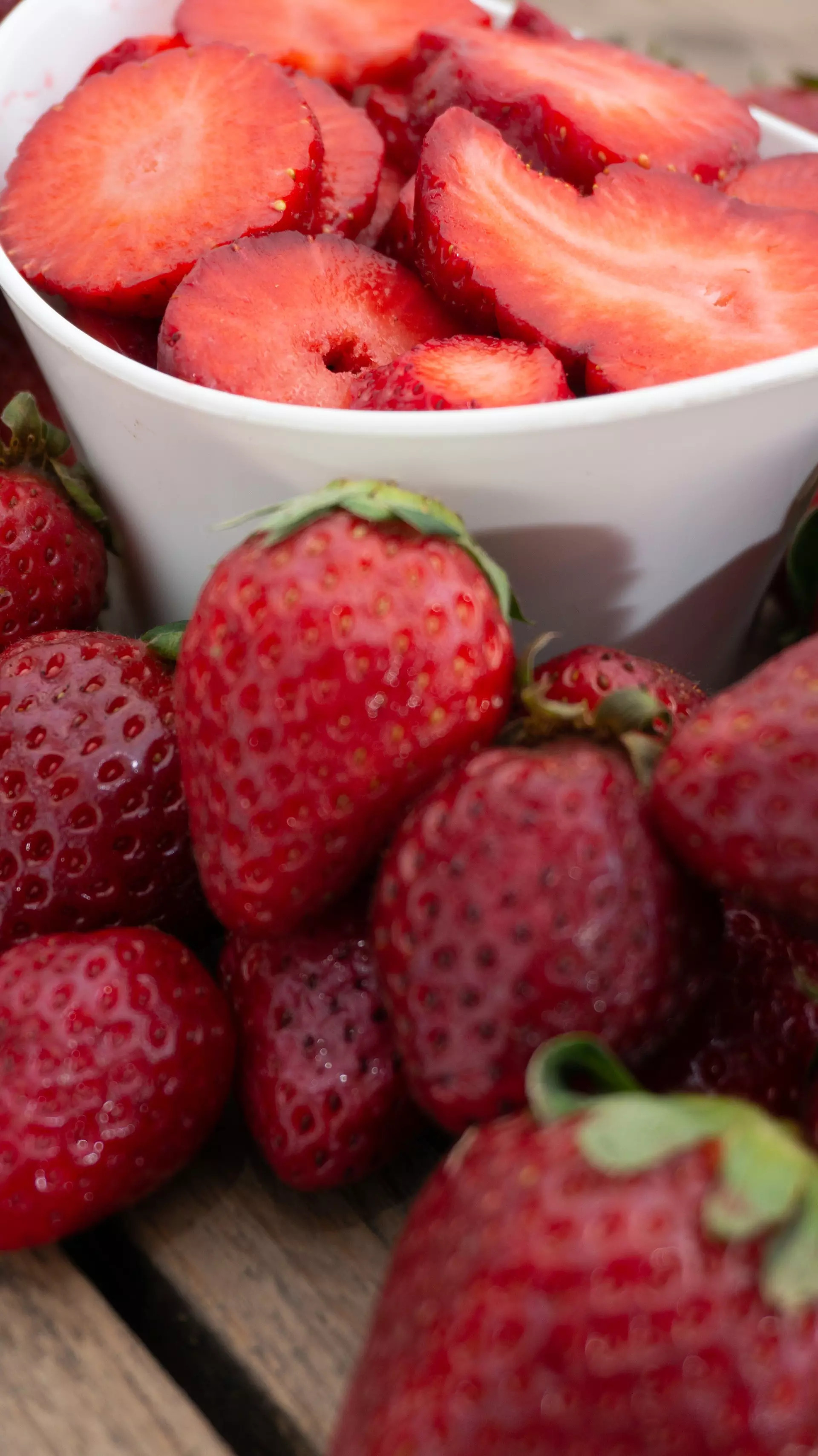 Strawberries in balsamic vinegar