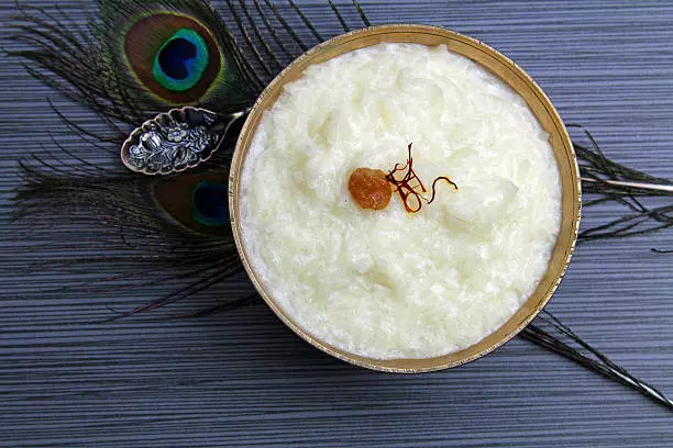 Low-calorie rice kheer