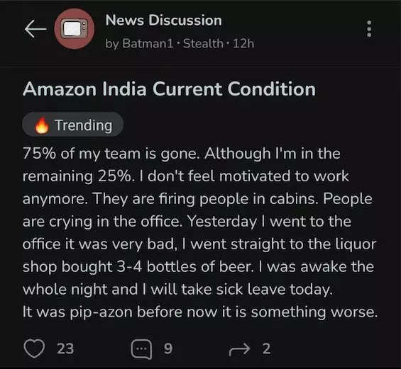 Amazon Layoffs 2023 Amazon India begins layoffs, all details from