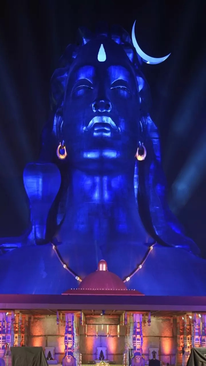 Isha Foundation Bangalore Inaugration in Pics watch Adiyogi Shiva Statue unveiled