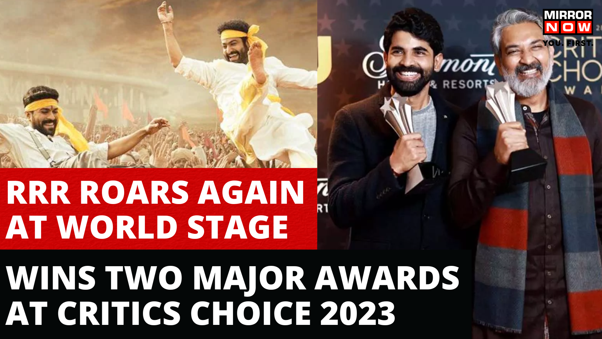 RRR Roars Again At World Stage gana dos premios importantes en los Critics Choice Awards 2023