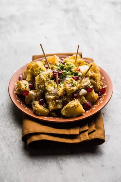 Sweet potato chaat