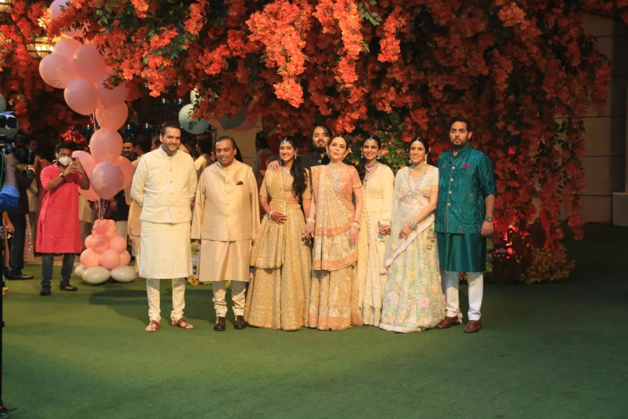 Ambanis at Anant39s engagement