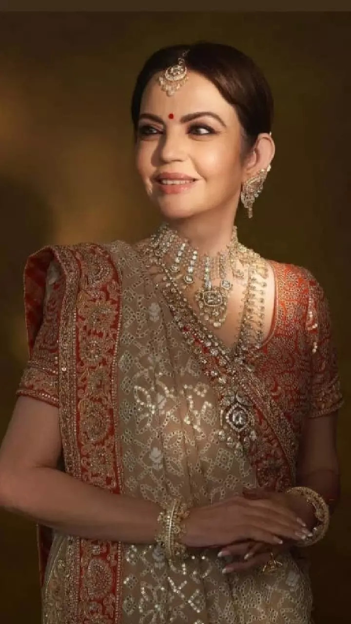 Nita Ambani glows