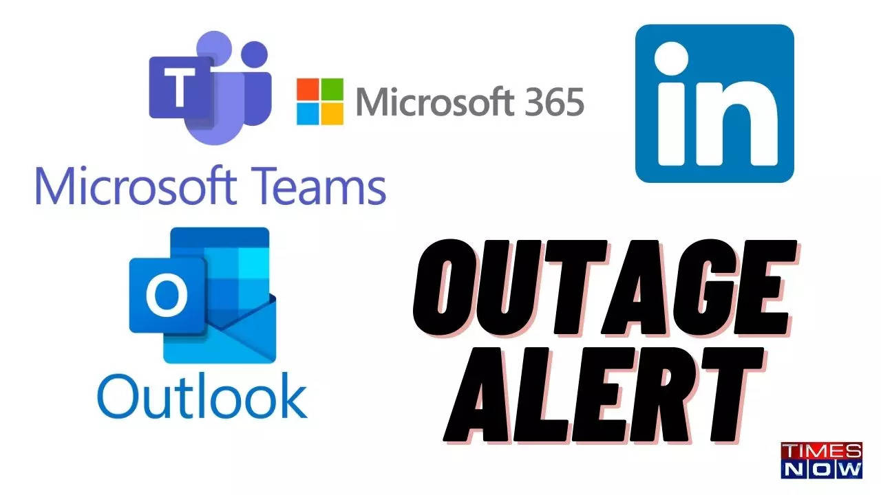Microsoft 365, Teams and Outlook services facing outage worldwide |  Technology & Science News, Times Now