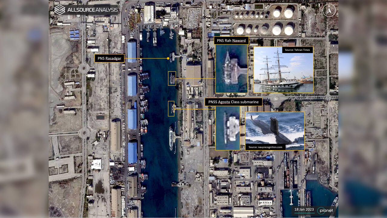 What is Pakistan submarine doing at Iranian port of Bandar Abbas and ...