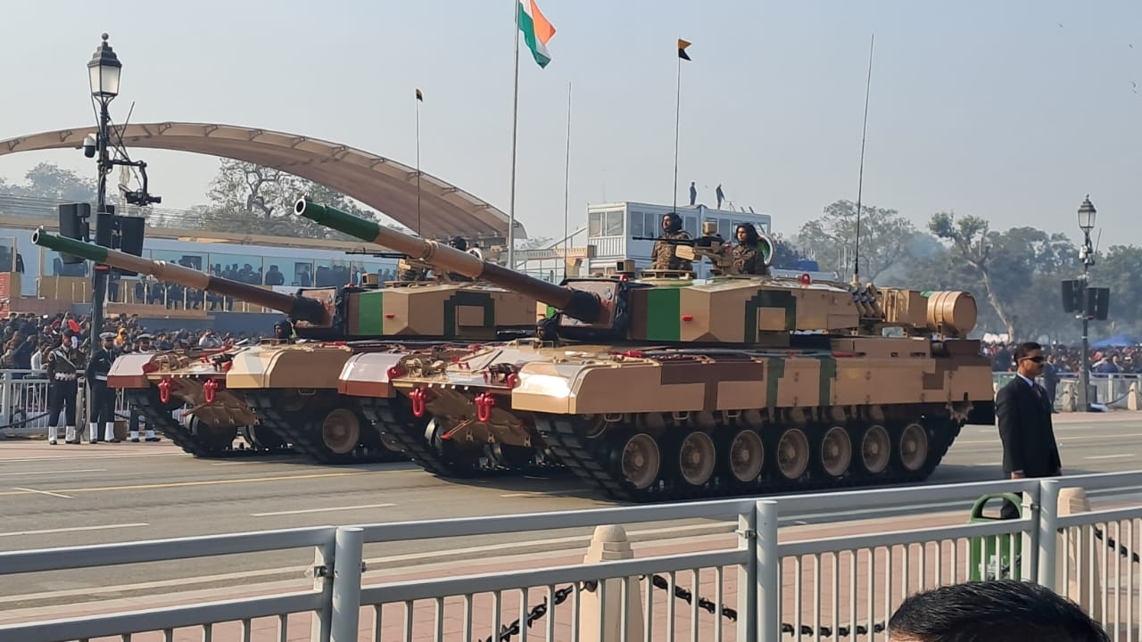 Arjun Tanks at Republic Day Parade