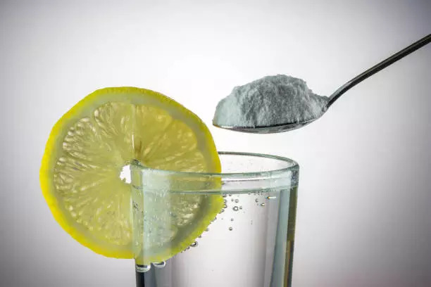 Alkaline water and lemon