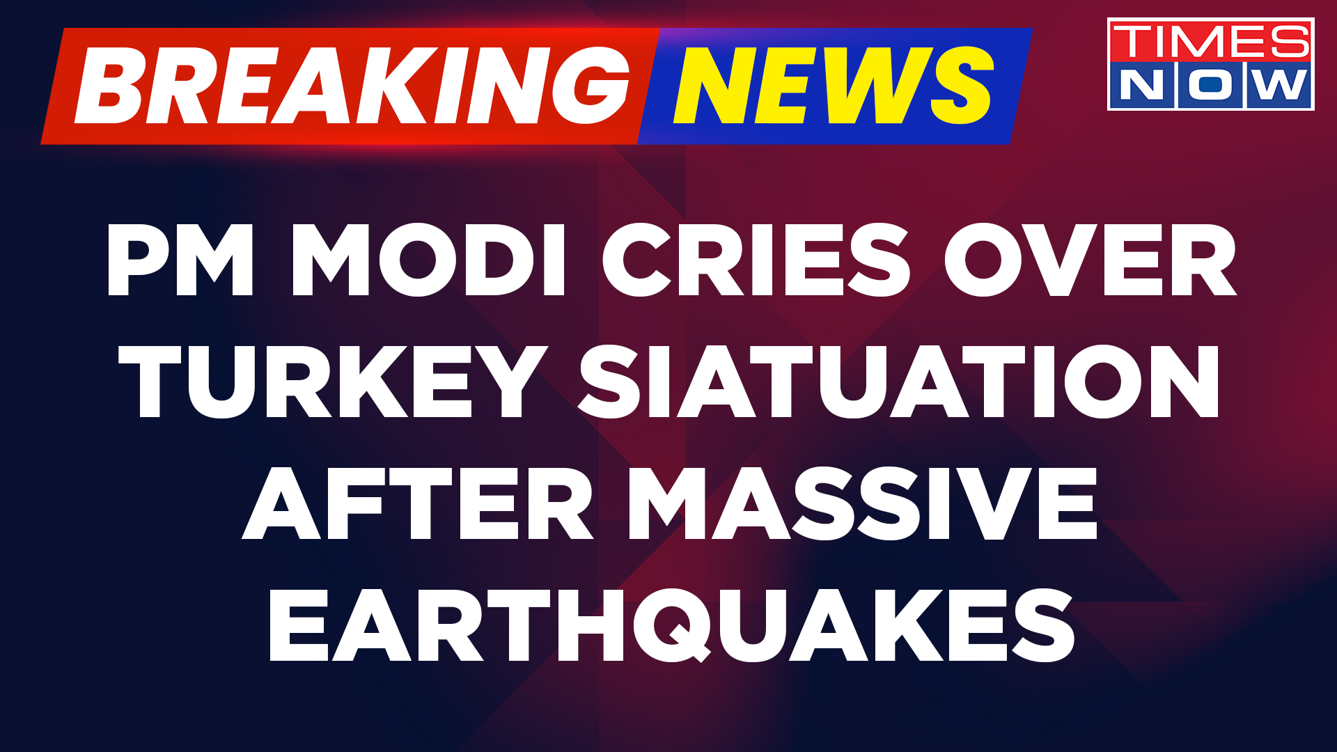 Watch Pm Modi Gets Teary Eyed Over Turkey Situation Reminded Of 2001