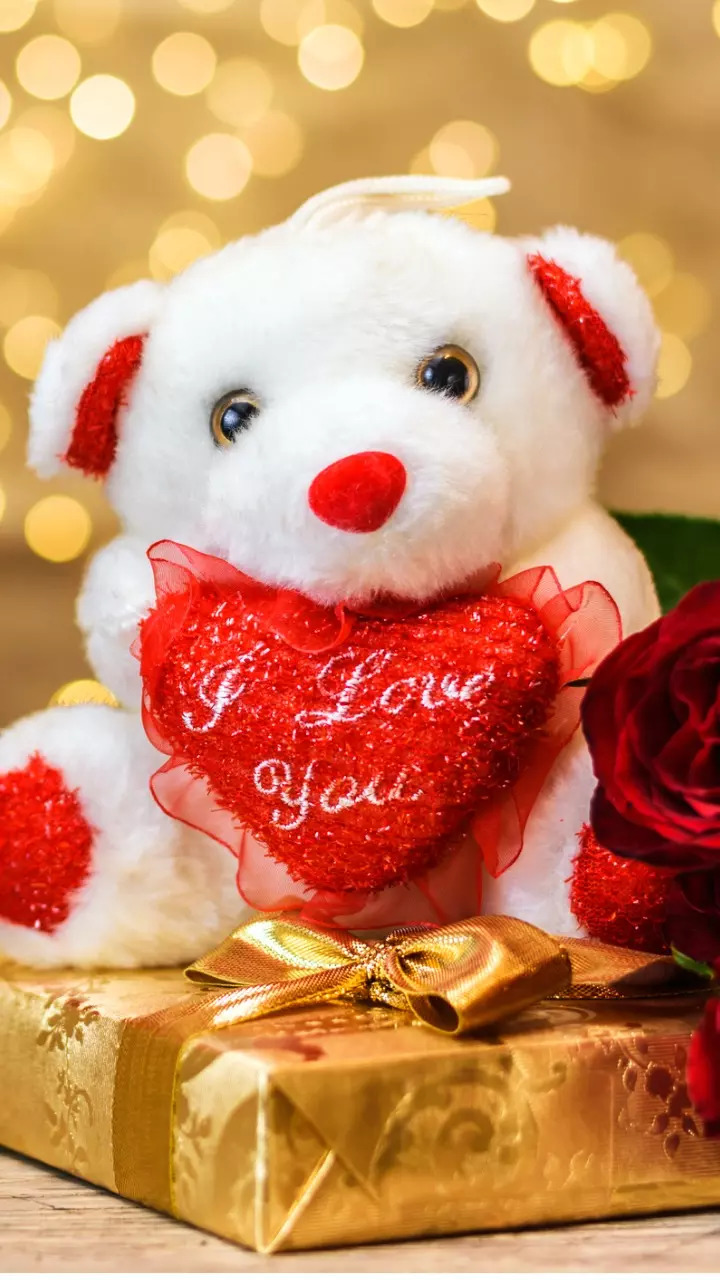 Teddy keychain or a teddy soft toy How best to say I love you to your partner love horoscope for Teddy day 2023