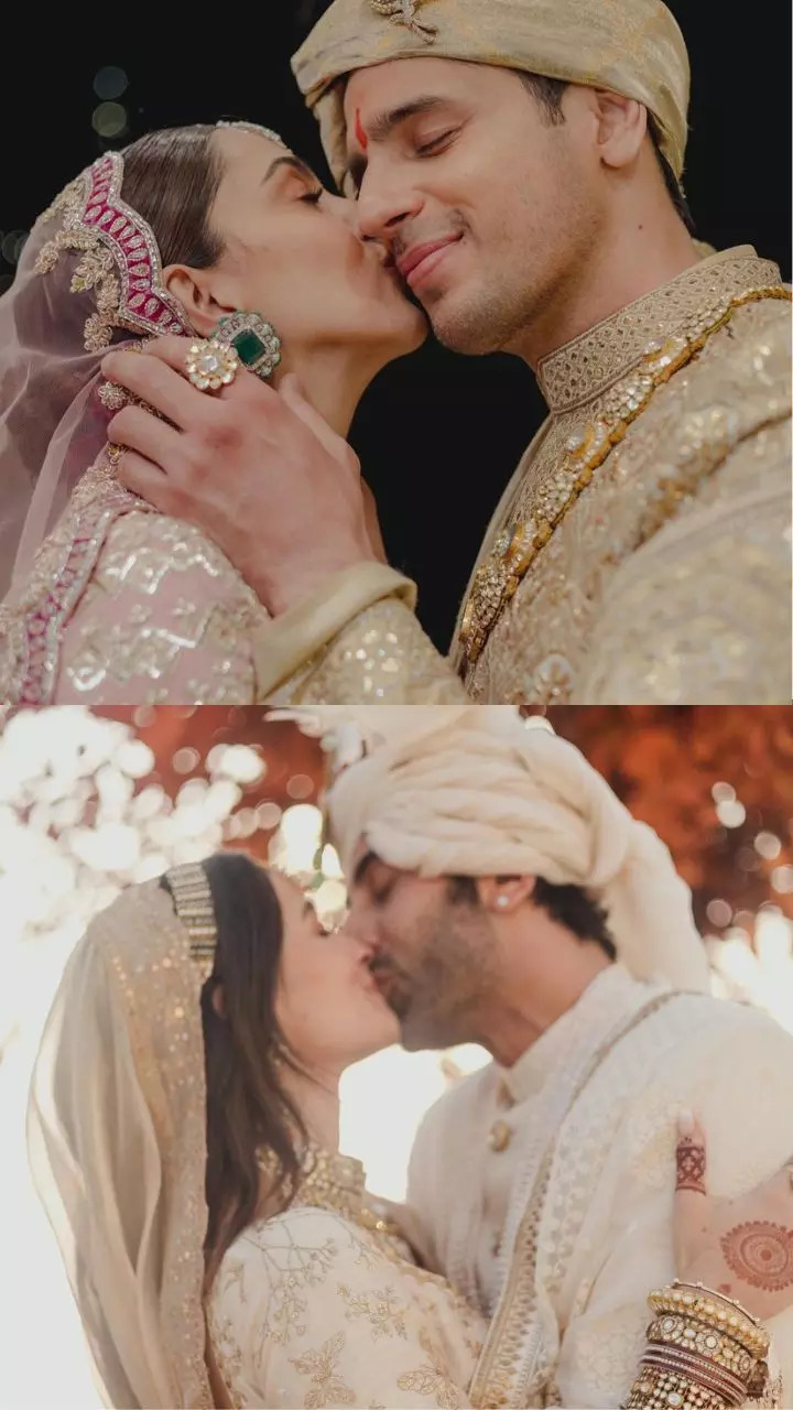 Alia-Ranbir to Sid-Kiara Best kiss moments of Bollywood celebs from their wedding