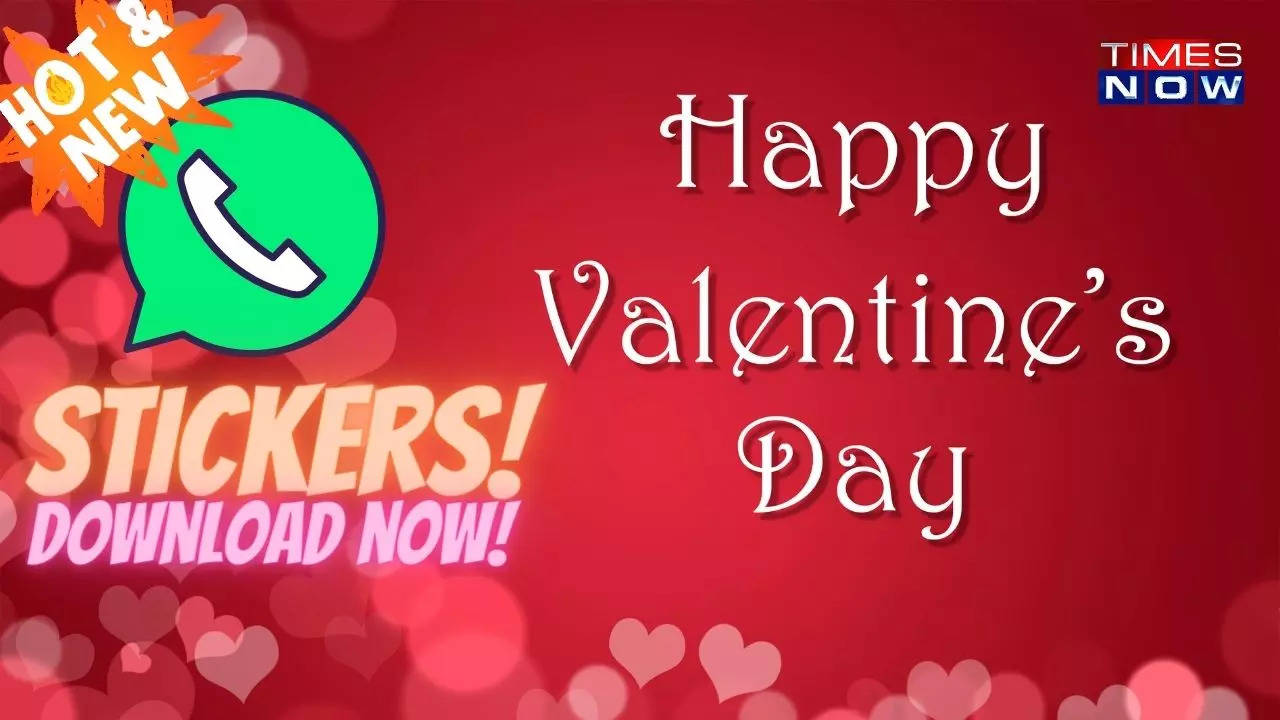 Happy Valentine's Day 2023 Images Wishes Status Stickers in English-Hindi.  How to download & send V-Day WhatsApp Status, Shayari, Wallpaper, HD Photos,  GIF Stickers on February 14