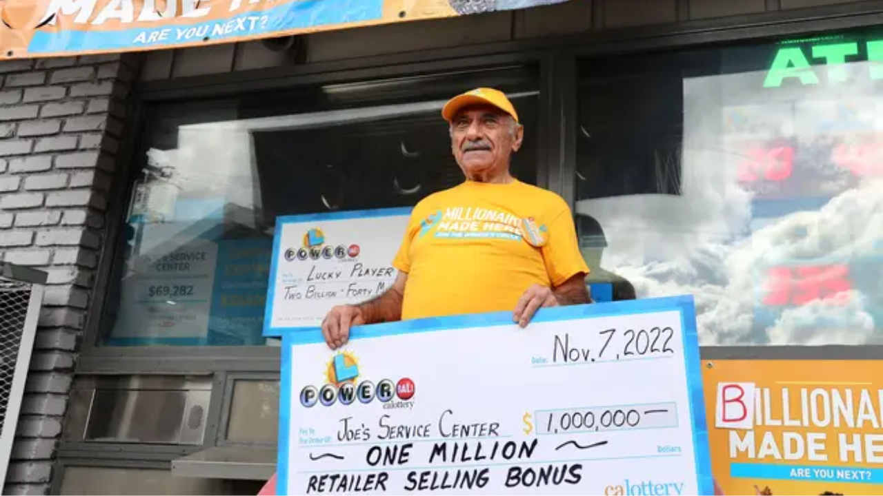 Shop owner who sold 2 billion lottery ticket gets 1 million just for