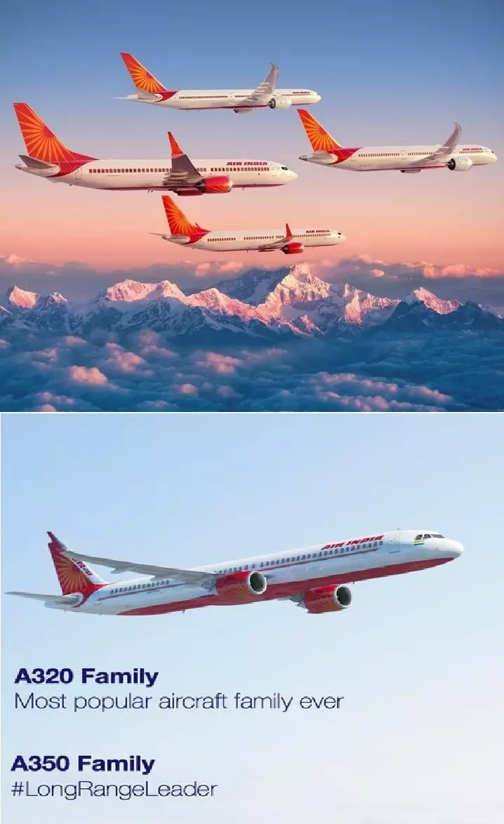 Delivery And Arrival of Boeing B737-800s and Airbus A350-900s