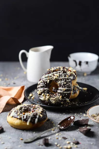 Chocolate donuts