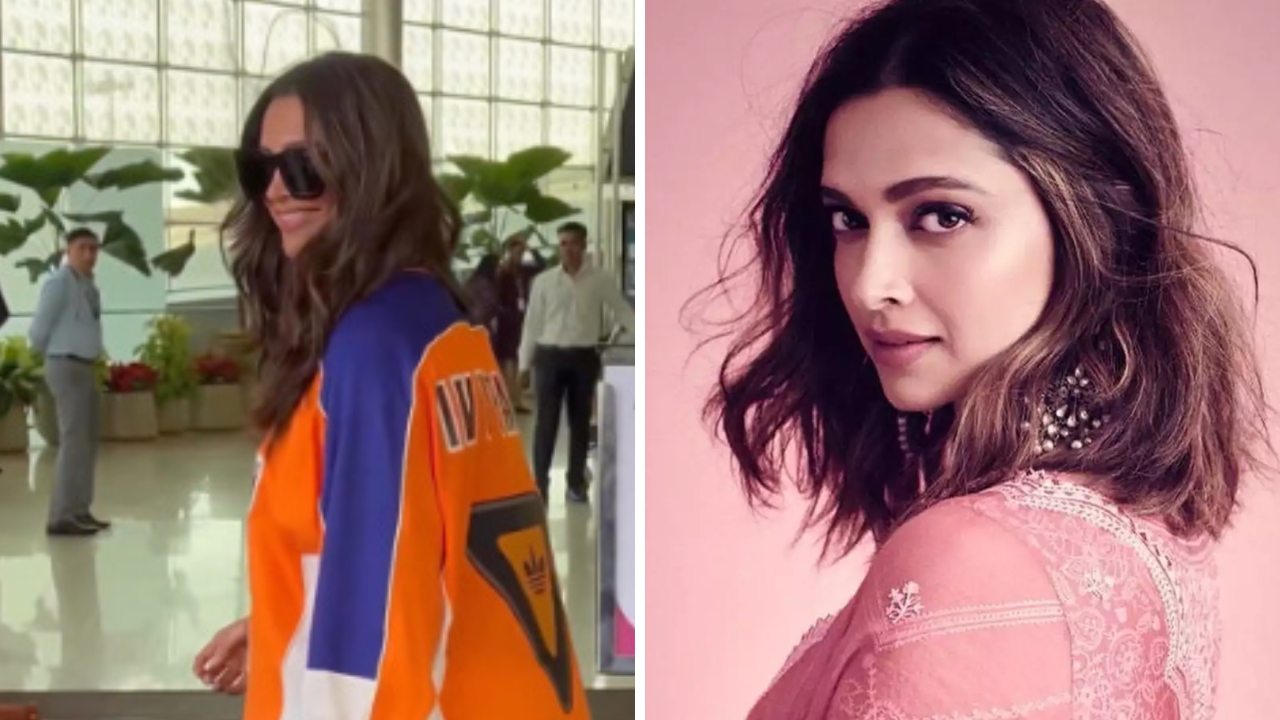 Deepika Padukone nails airport fashion with causal sporty look but her  luscious locks steal the spotlight