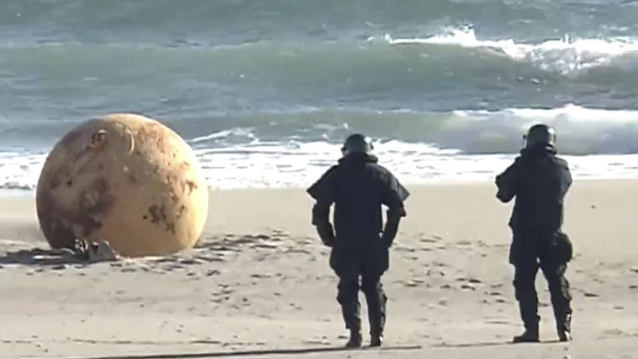 Mysterious ball in Japan 'Mysterious orb' found on Japan beach is not