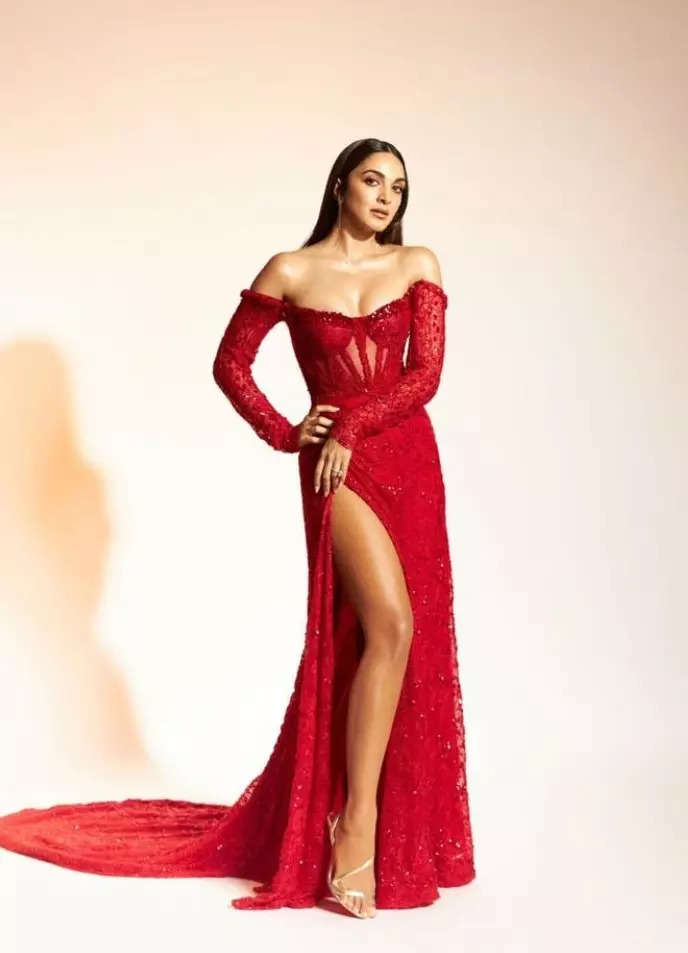 Kiara Advani served a dreamy red slit gown on the red carpet  Vogue India   Vogue Closet