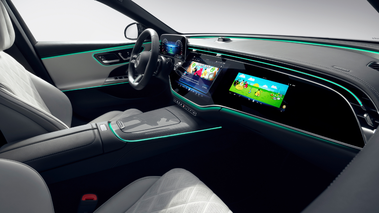 MercedesBenz EClass 2024 interior revealed, Gets AI inside, Check out