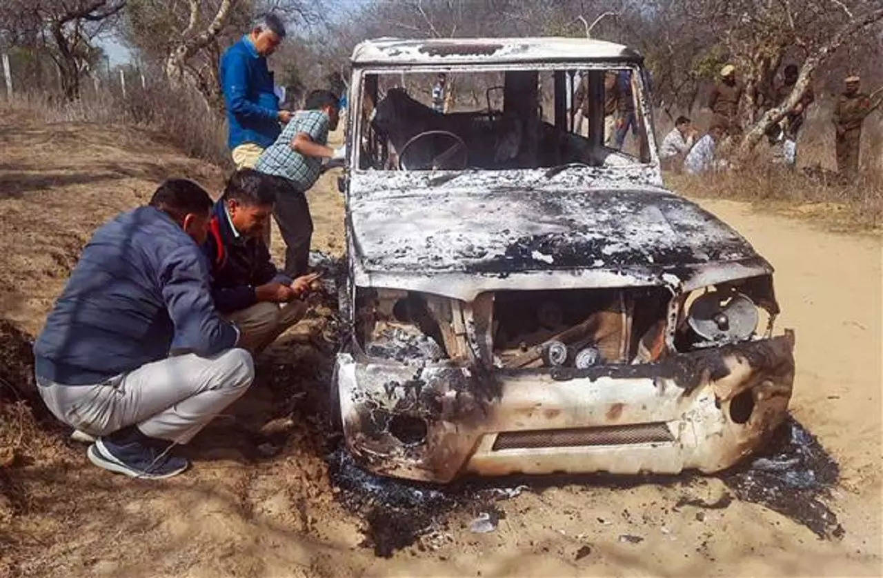 Burnt bodies found in SUV at Haryana cow shelter are of 2 kidnapped Muslim men Forensic report