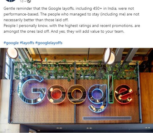 Google India Layoffs: Google Employees Allege Top Performers Were Fired