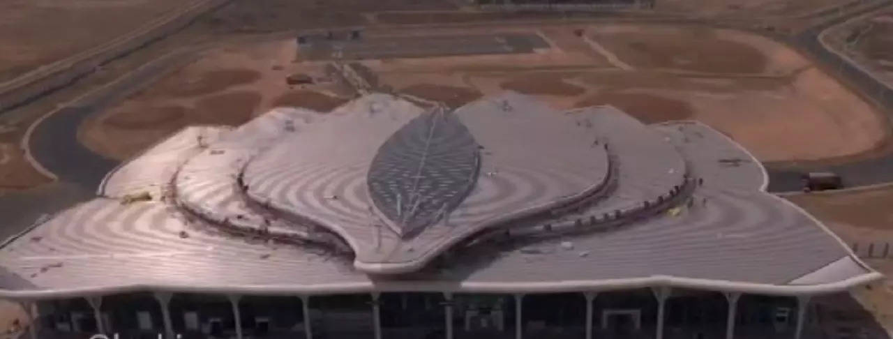 VIDEO: Here’s first glimpse of lotus-shaped Shivamogga airport | India ...