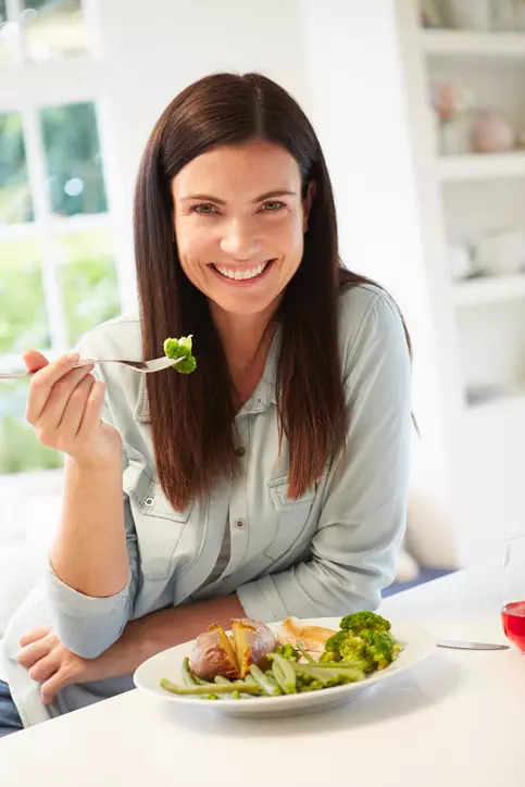 Eat salad before meals