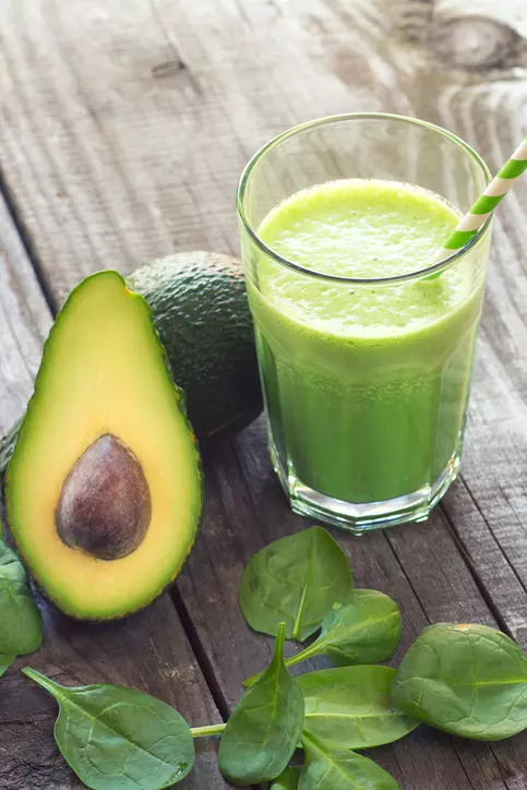 Spinach-avocado smoothie 