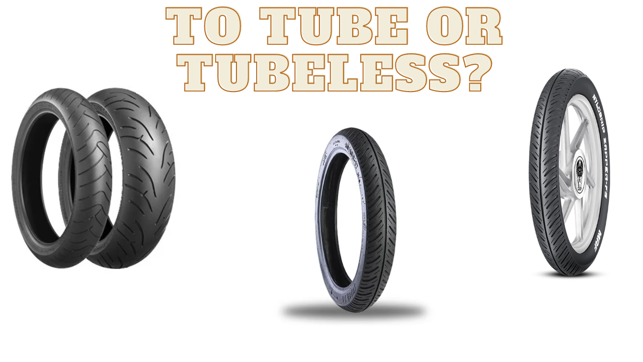 What goes into converting tube-tybe tires to tubeless options in motorcycles? Method explained