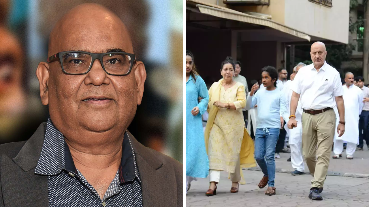 Satish Kaushik's Prayer Meet: Vidya Balan, Anupam Kher, Vivek Agnihotri ...