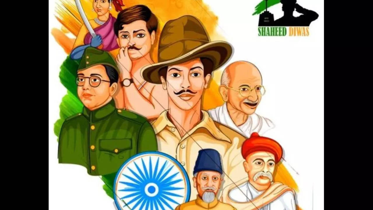 Drawing Bhagat Singh,Sukhdev Thapar,Shivaram Rajguru on Martyrs Day |  Shaheed Diwas Drawing Tribute - YouTube