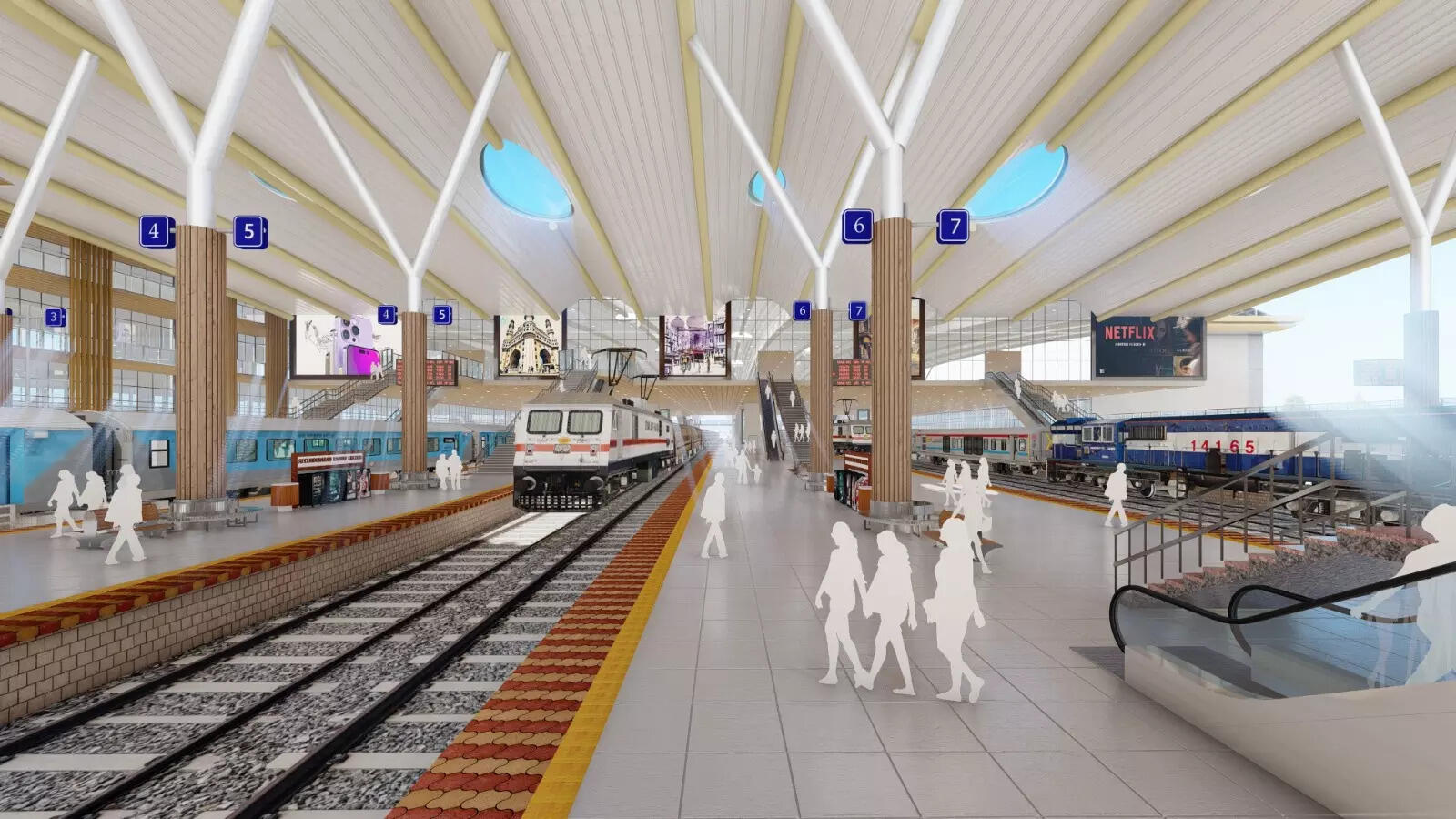 In Pics Airport like Facelift Of Secunderabad Railway Station PM in-pics-airport-like-facelift-of-secunderabad-railway-station-pm