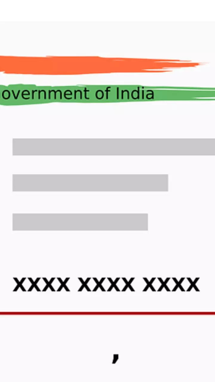 Fee for printing Aadhaar