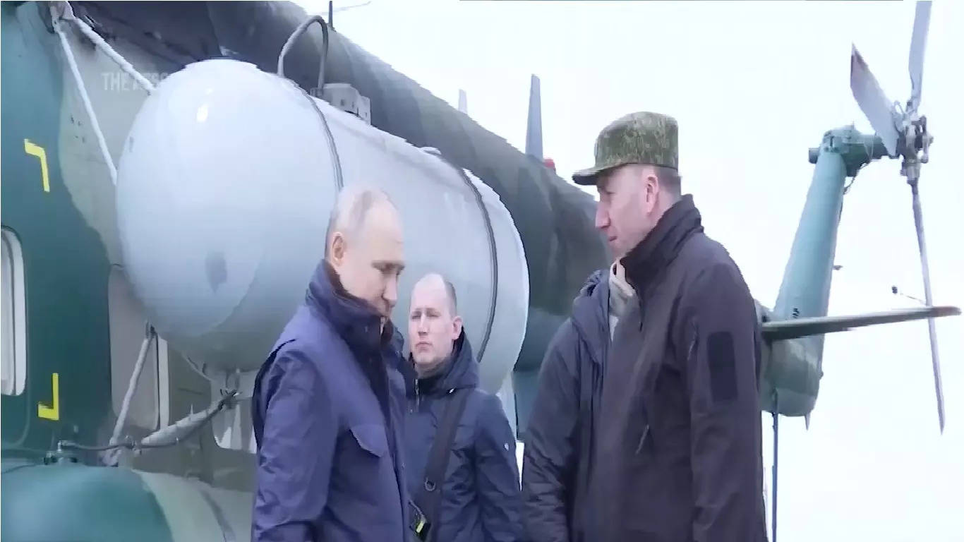 Russian President Putin Taunts West With Surprise Visit To Troops In