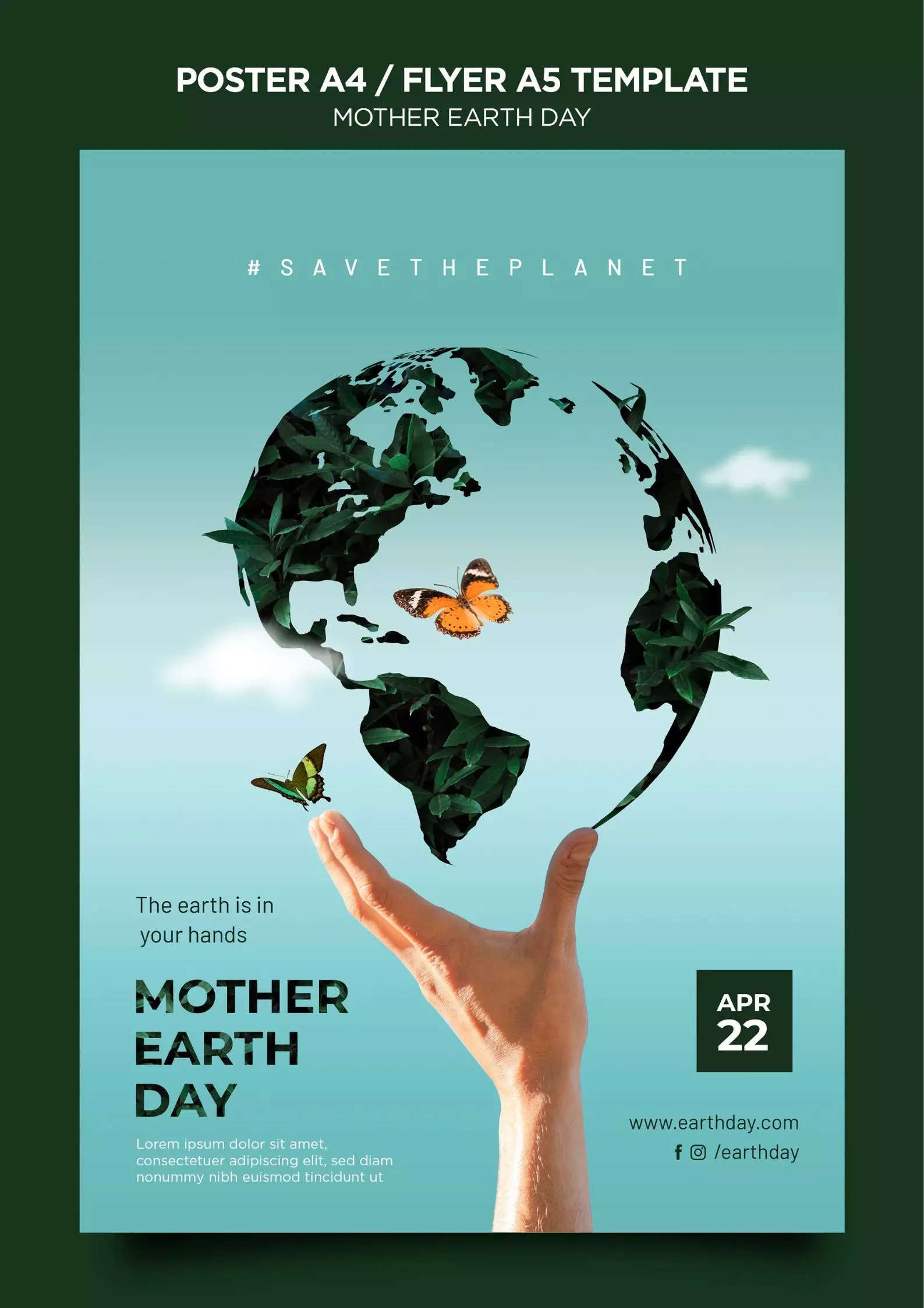 Earth Day Poster  Image by Freepik