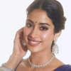 ​​Devara Actress Janhvi Kapoor Dazzles In Blue Shimmer Lehenga Saree​