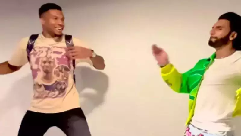 Ranveer Singh teaching NBA star Giannis Antetokounmpo 'Tattad Tattad' step is all you need to see this Saturday