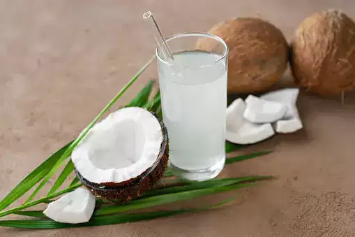 coconut water.