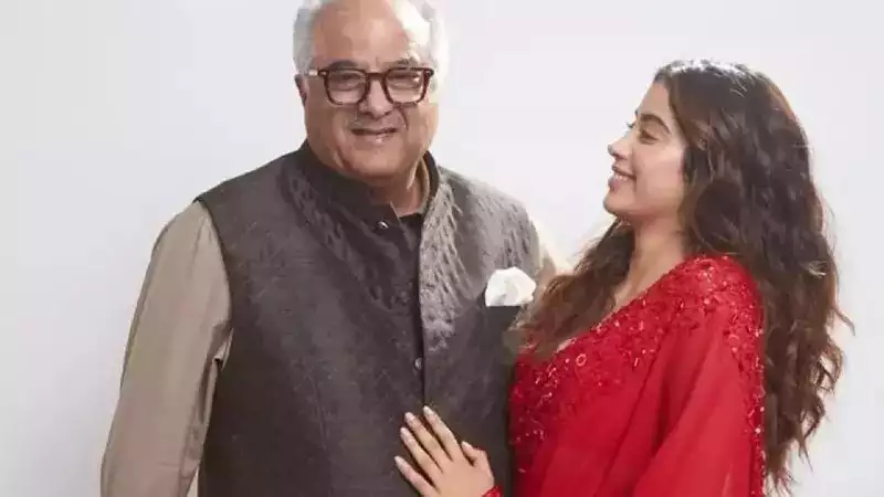 Boney Kapoor reacts to the news of Janhvi Kapoor signing a Tamil film