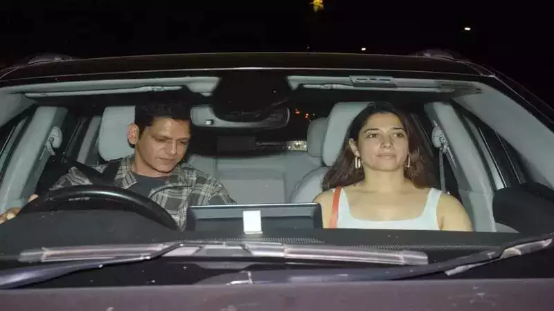 Rumoured couple Tamannaah Bhatia and Vijay Varma step out for a dinner date