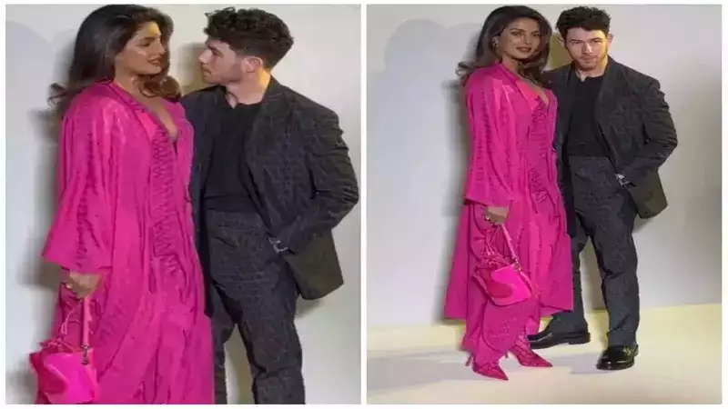 Priyanka Chopra made heads turn with her hottest pink Valentino ensemble at Paris Fashion Week last night; Check out!