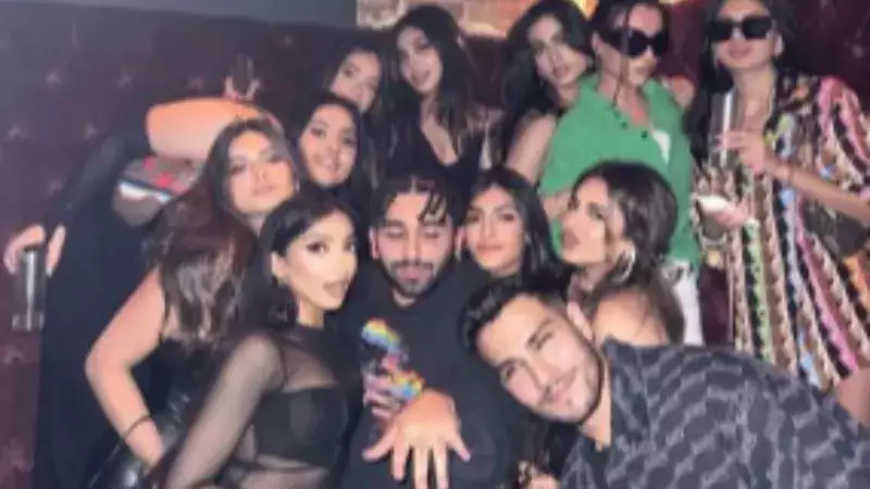 Janhvi Kapoor’s alleged boyfriend Orhan Awatramani parties with Nysa Devgn and Mahikaa Rampal in London