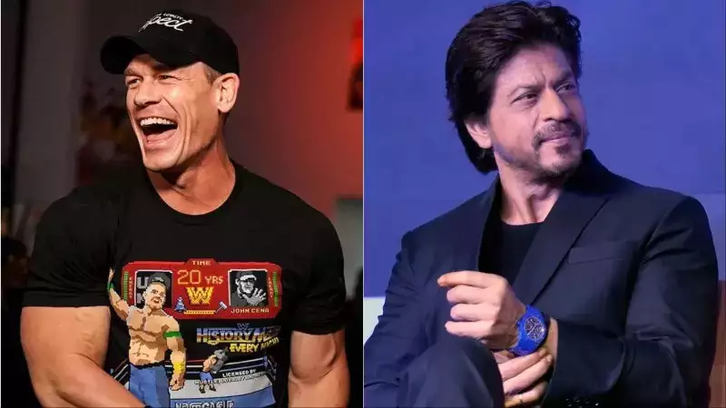 Shah Rukh Khan reacts to John Cena singing 'Bholi Si Surat'!