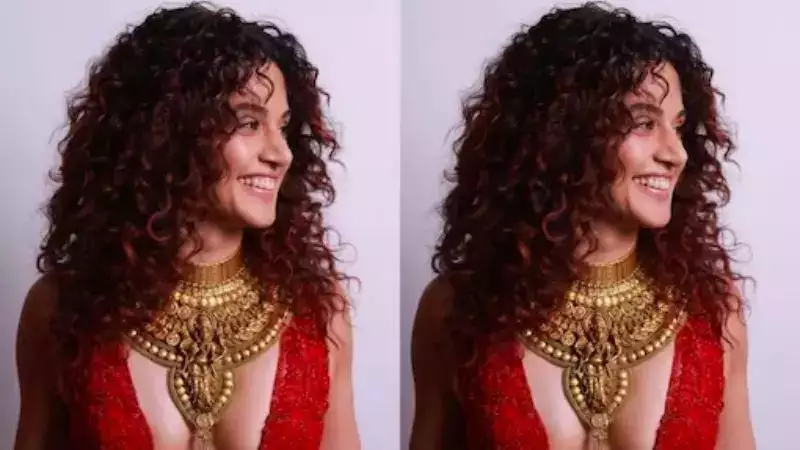Taapsee Pannu looks fiery hot in THIS red dress!